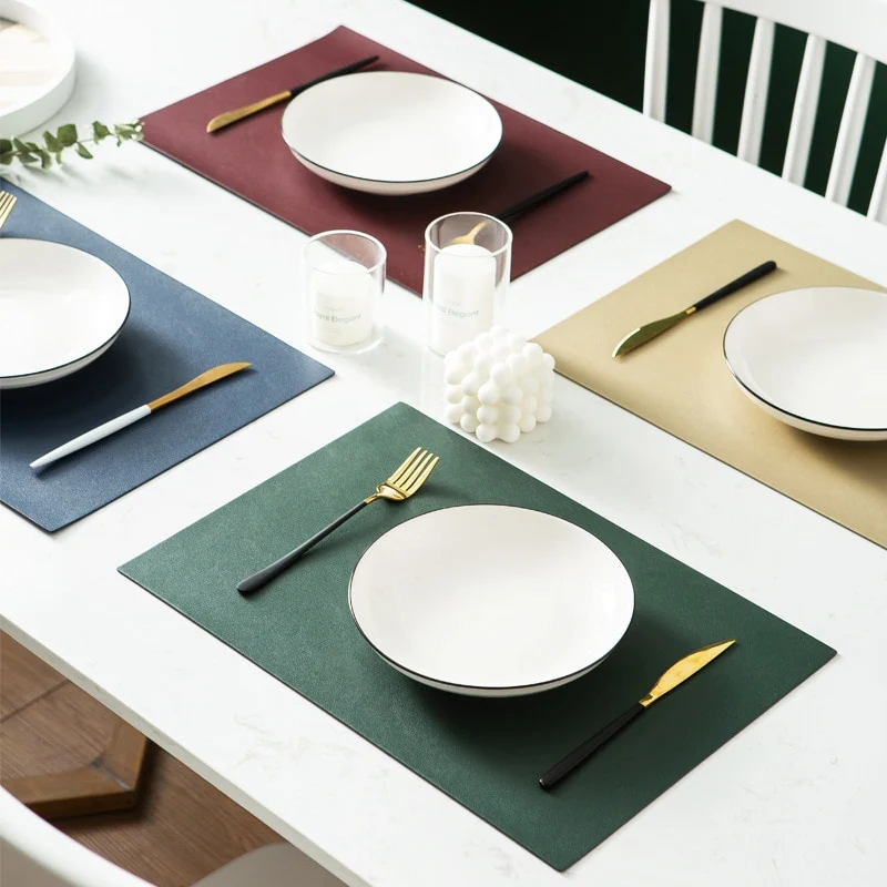 Set de Table Antidérapant Bleu Clair