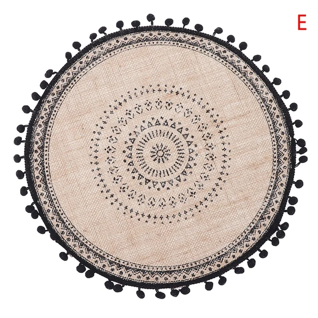 Set de Table Rond Action Jute