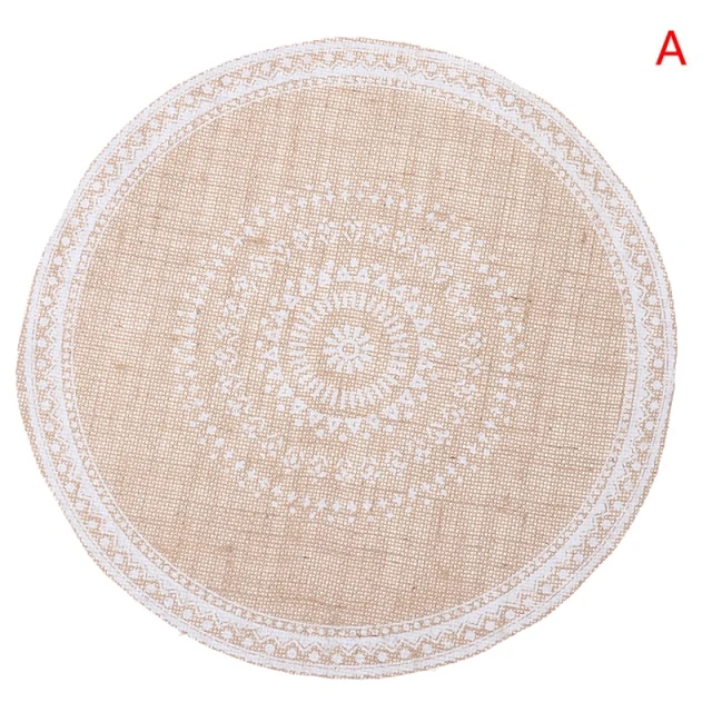 Set de Table Rond Action Jute