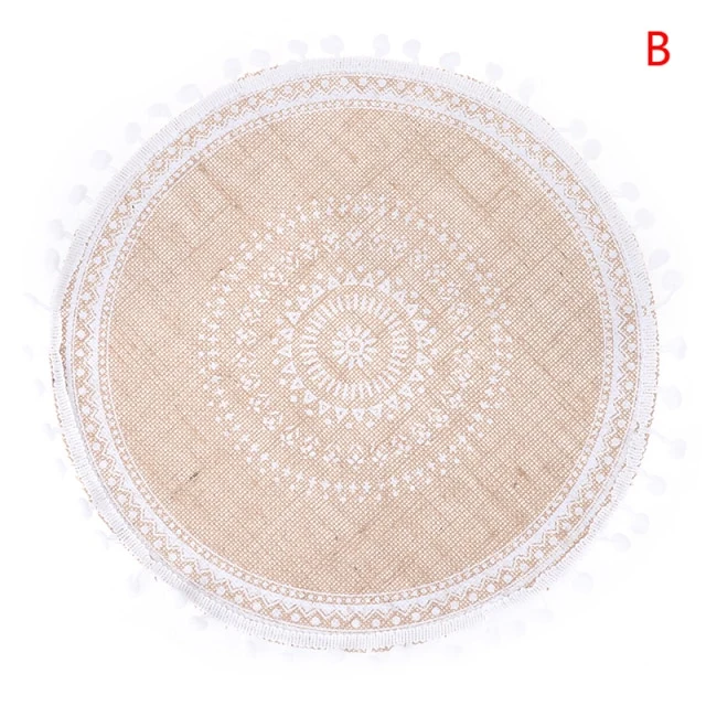 Set de Table Rond Action Jute