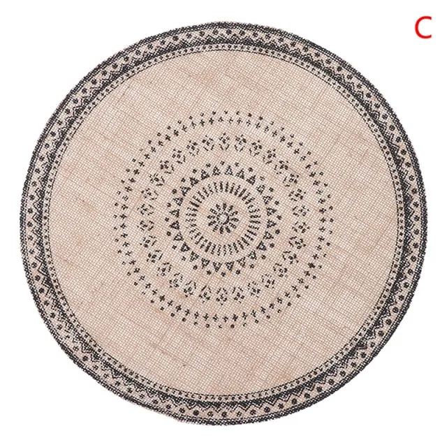 Set de Table Rond Action Jute