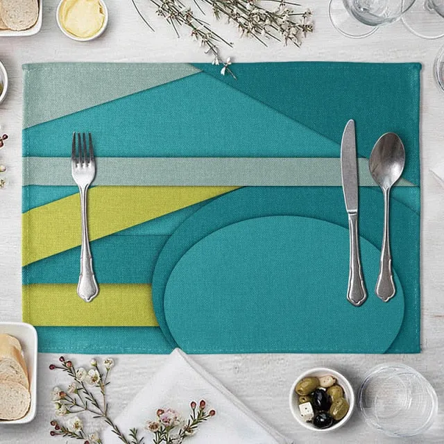 Set de Table Bleu Canard