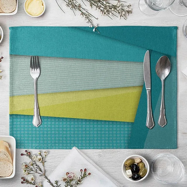 Set de Table Bleu Canard