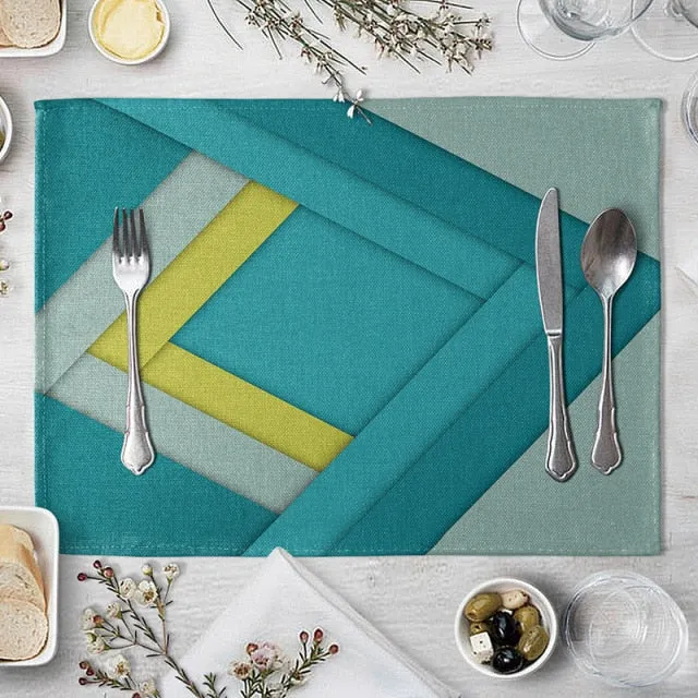 Set de Table Bleu Canard