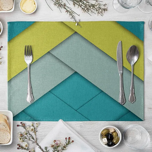 Set de Table Bleu Canard