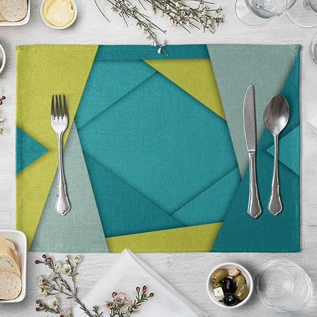 Set de Table Bleu Canard