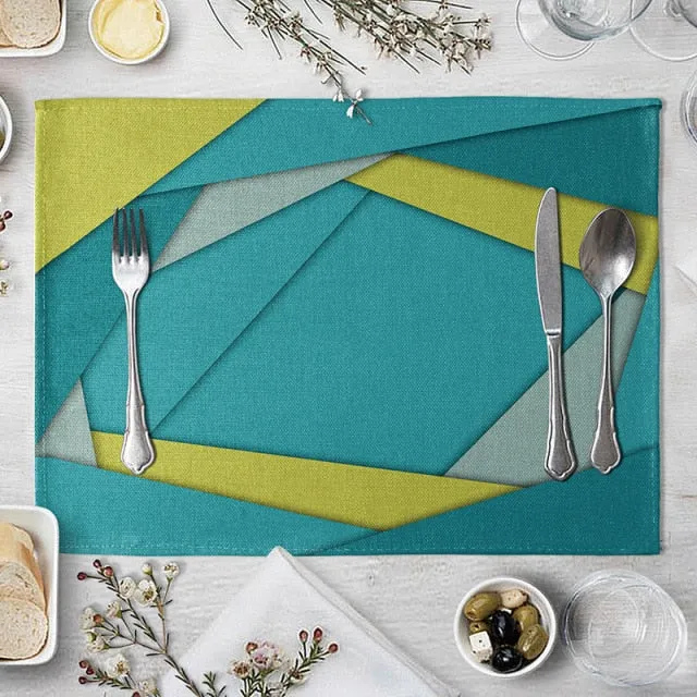 Set de Table Bleu Canard