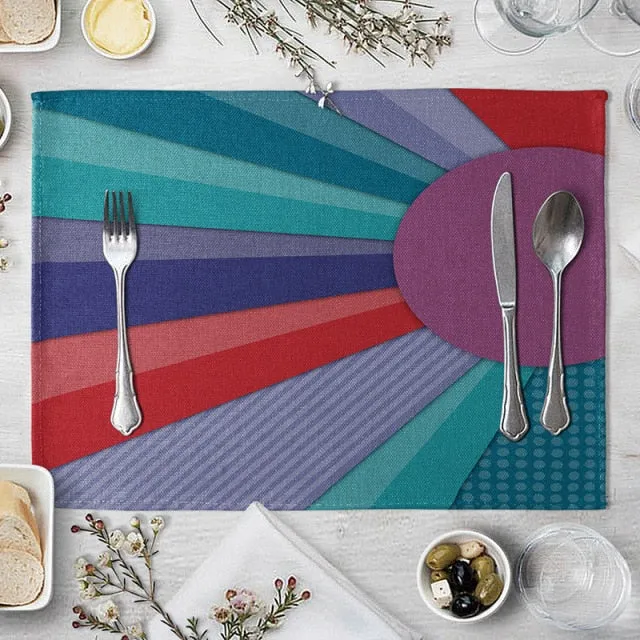 Set de Table Bleu Canard