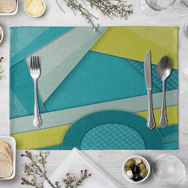 Set de Table Bleu Canard
