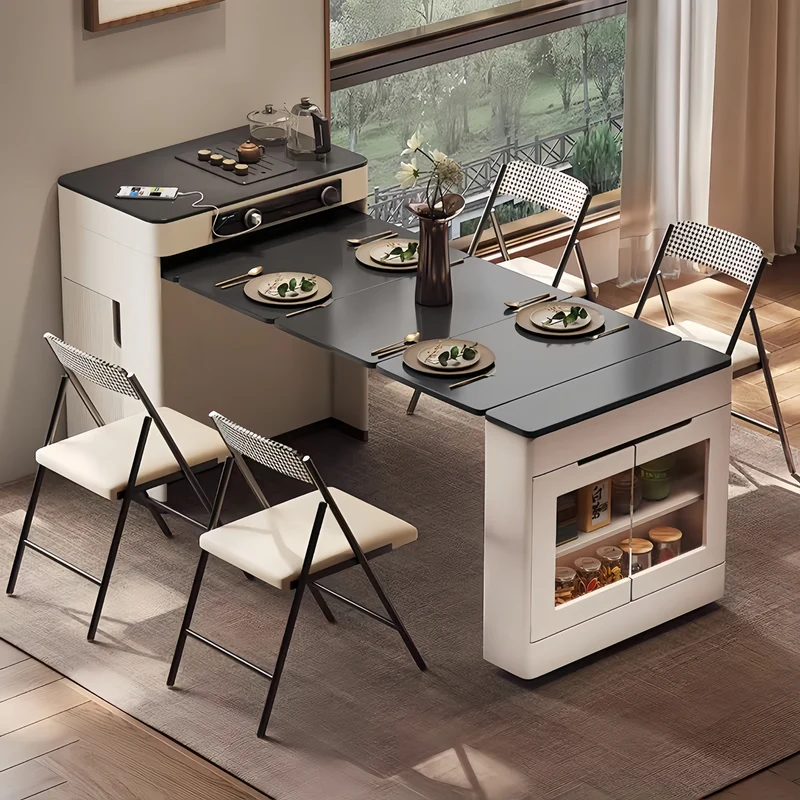 Îlot de cuisine avec table extensible