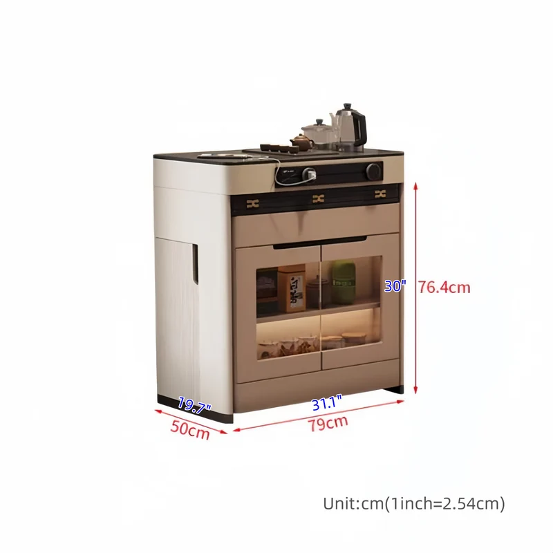 Îlot de cuisine avec table extensible