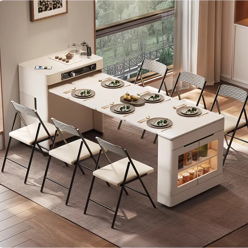 Îlot de cuisine avec table extensible