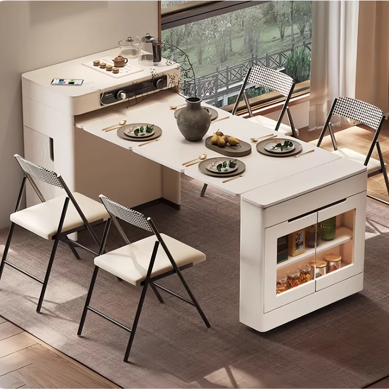 Îlot de cuisine avec table extensible