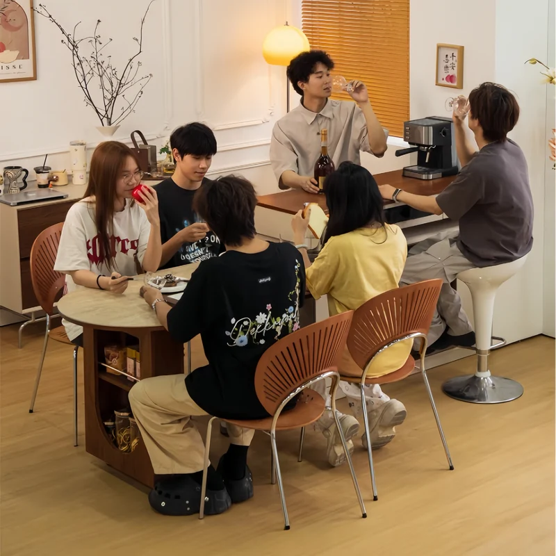 Îlot de cuisine avec table pivotante à 180°