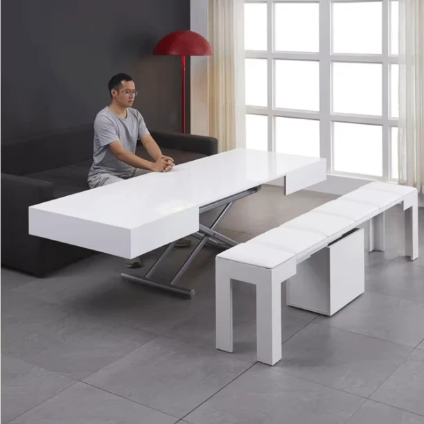 Tabouret de rangement extensible moderne