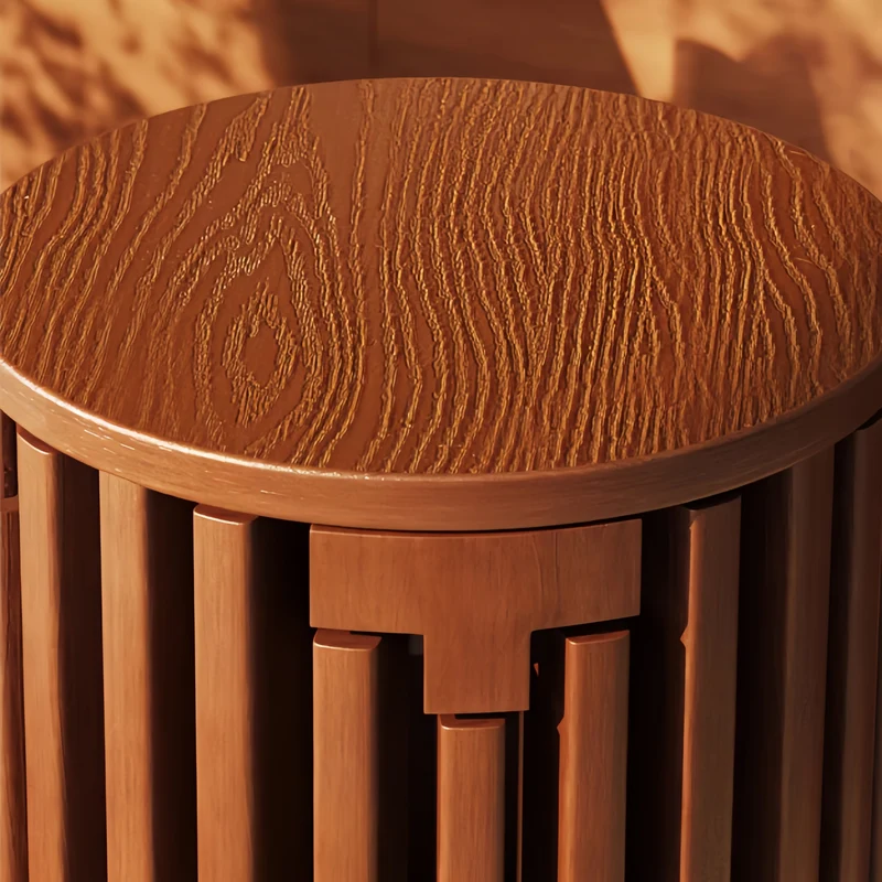 Tabourets empilables 6 en 1 en bois massif
