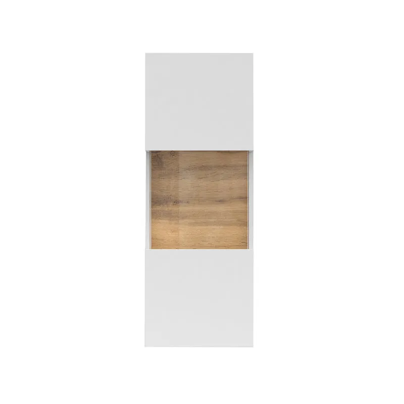 Vitrine murale 1 porte Glora Blanc