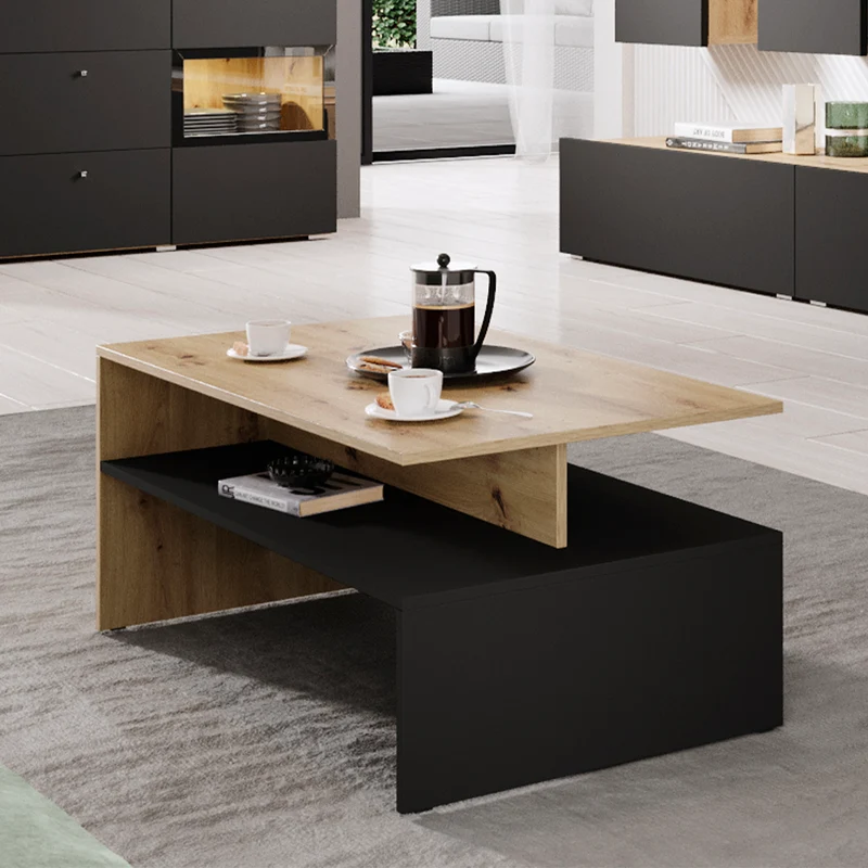 Table basse Sloan Noir et Bois