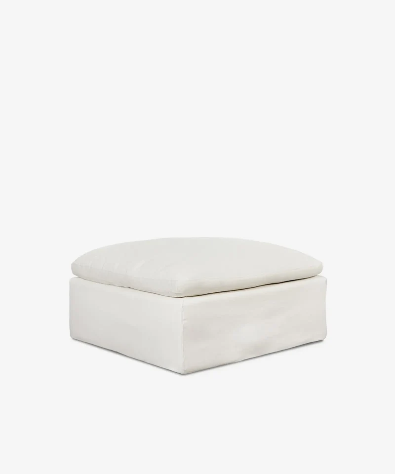 Sofá Modular Chaise Longue de Lino y Algodón 3 Plazas Stonem