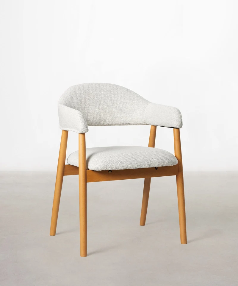 Silla de Comedor en Metal Tapizada Tesa