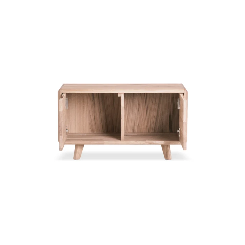 Banc avec rangements en bois massif Suède - NordicStory