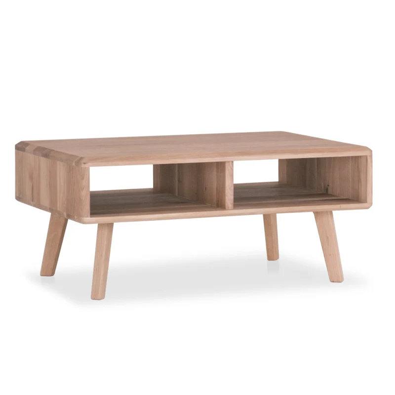 Table basse en bois massif Suède 1 – NordicStory