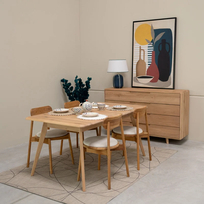 Table à manger extensible en bois massif Suède – NordicStory