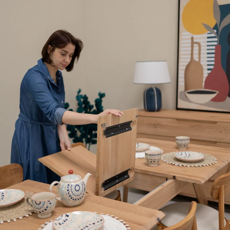 Table à manger extensible en bois massif Suède – NordicStory