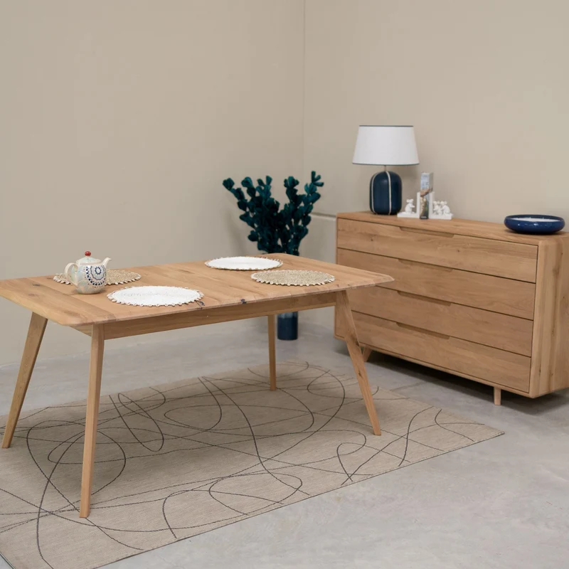 Table à manger extensible en bois massif Suède – NordicStory