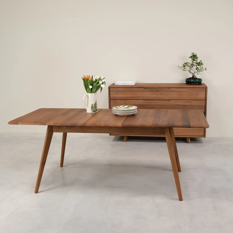 Table à manger extensible en bois massif Suède – NordicStory