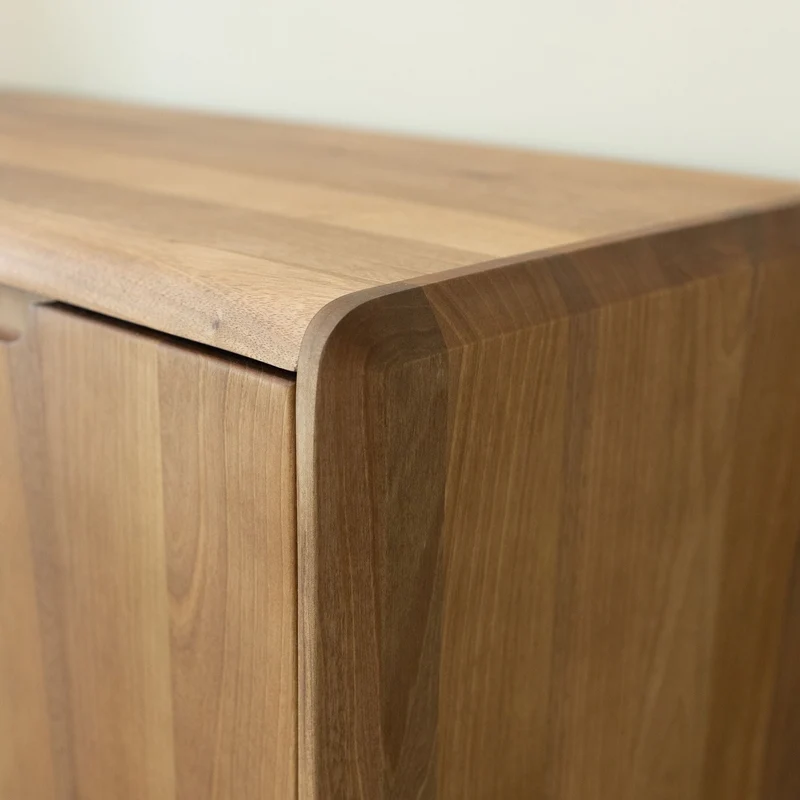 Buffet commode 3 portes en bois massif Suède 3 – NordicStory
