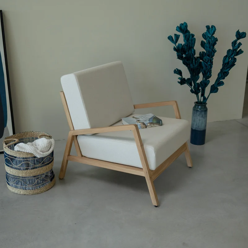 Fauteuil en bois massif de chêne Suède - NordicStory