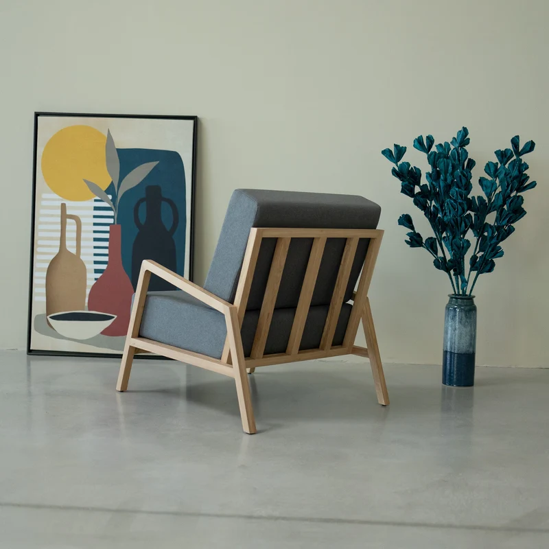 Fauteuil en bois massif de chêne Suède - NordicStory
