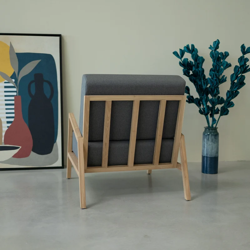 Fauteuil en bois massif de chêne Suède - NordicStory