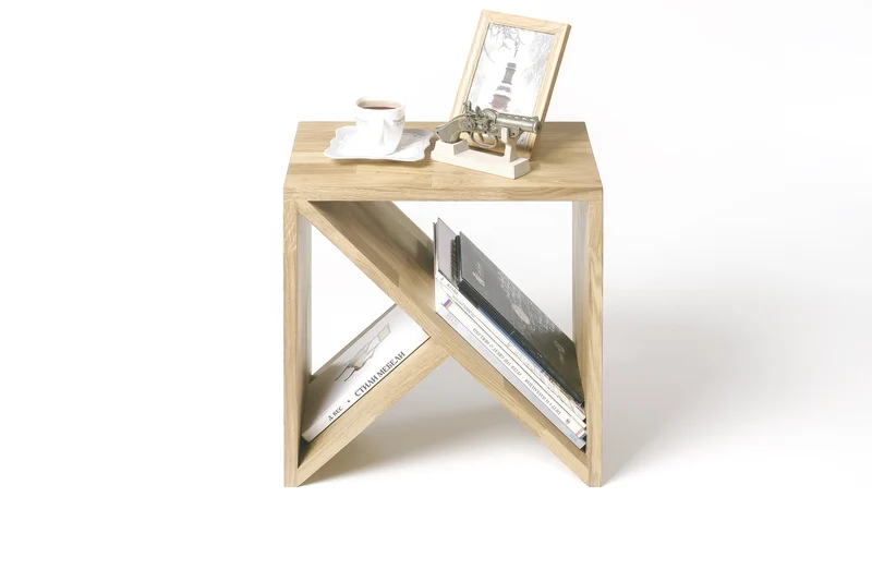 Table de chevet en bois massif de chêne Danemark – NordicStory