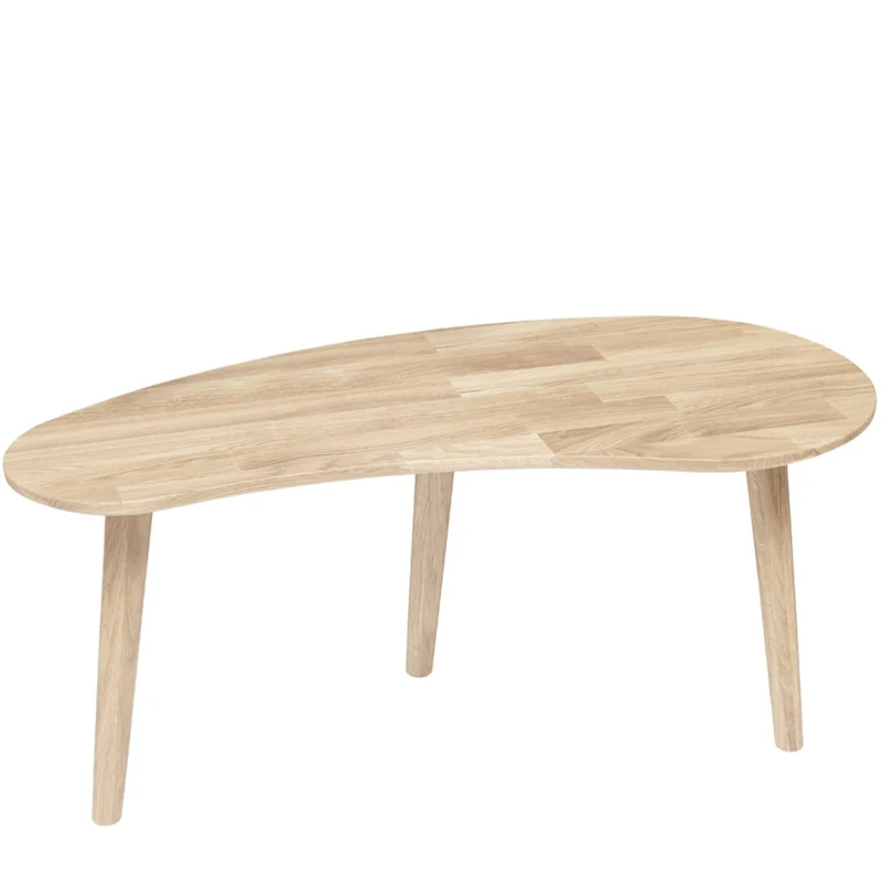 Table basse gigogne en bois massif de chêne Escandi - NordicStory