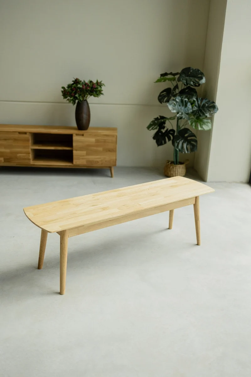 Banc en bois massif de chêne Escandi – NordicStory