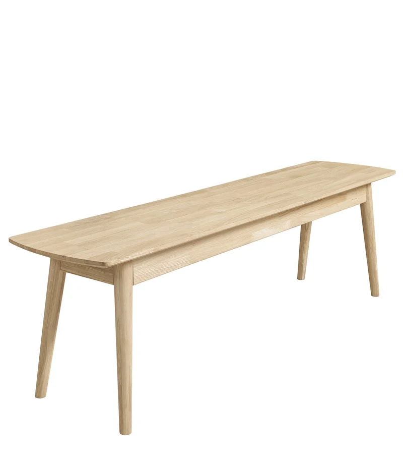 Banc en bois massif de chêne Escandi – NordicStory