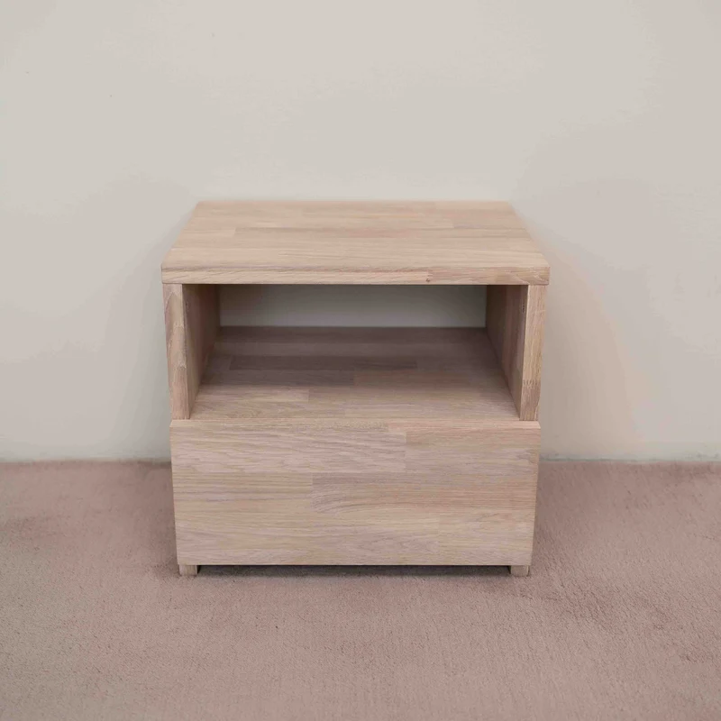 Table de chevet en bois massif de chêne Danemark 1 - NordicStory