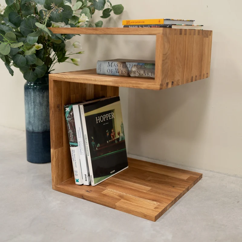 Table d’appoint en bois massif de chêne Sofi – NordicStory