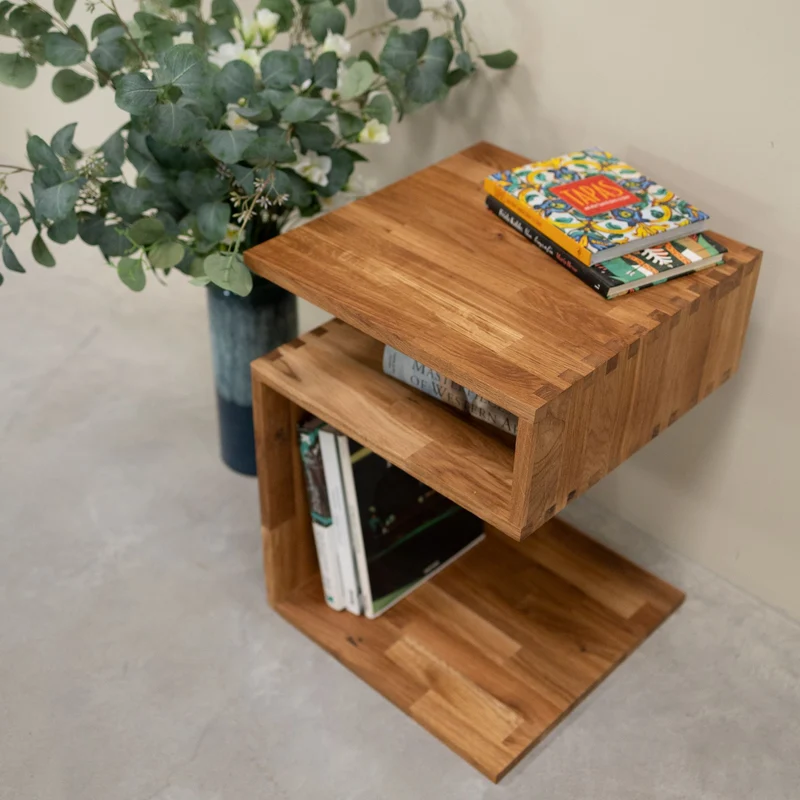 Table d’appoint en bois massif de chêne Sofi – NordicStory