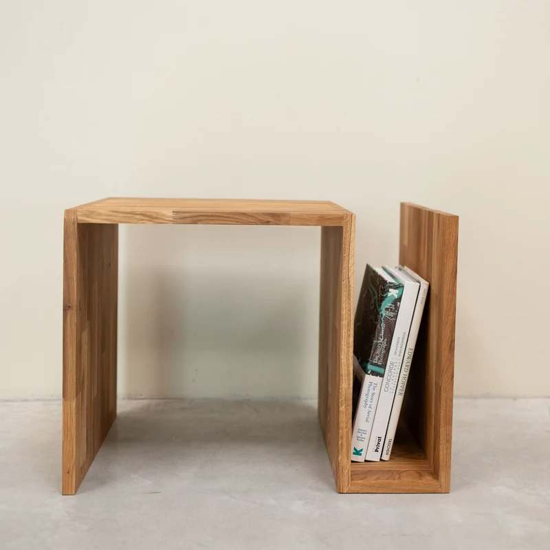 Table d’appoint en bois massif de chêne Sofi – NordicStory