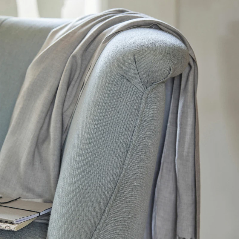 Lot de 2 fauteuils LOBERON Francet Bleu Marron