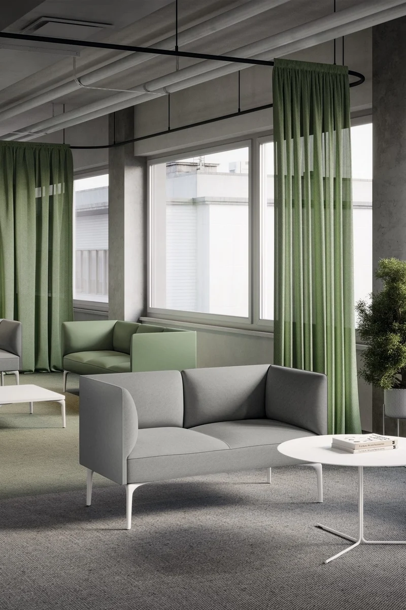 Canapé d'accueil Kay 2 places - Design italien
