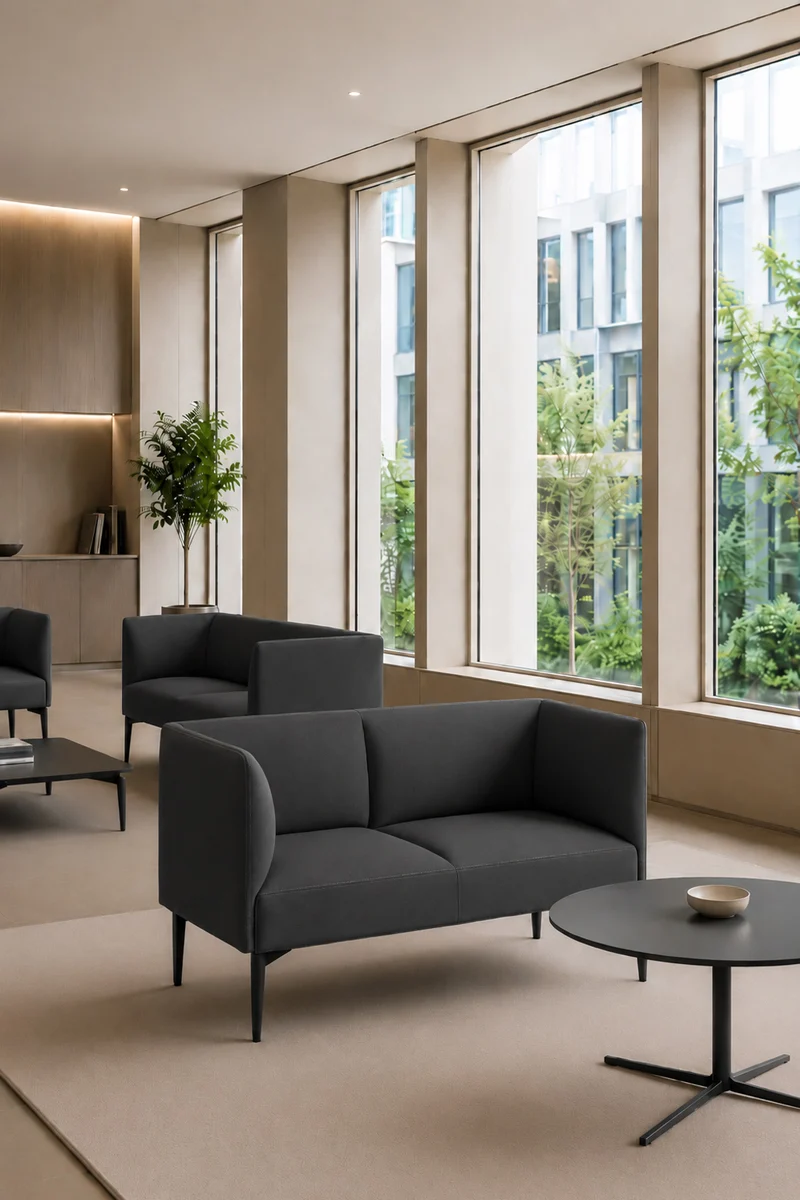 Canapé d'accueil Kay 2 places - Design italien