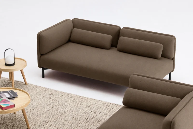 Canapé d'accueil modulaire Junto - 1 accoudoir