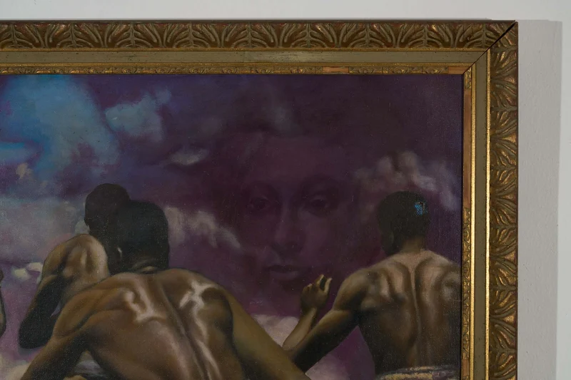 "Changing Winds," signed by the artist G. Nathan.