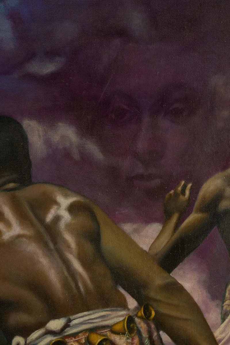 "Changing Winds," signed by the artist G. Nathan.