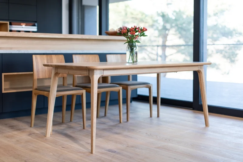 Table à manger extensible en chêne massif TOKIO | VESKOR