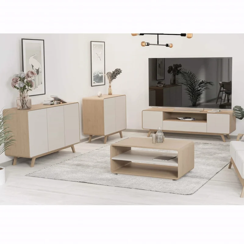 Buffet OSLO 2 en bois massif | NordicStory